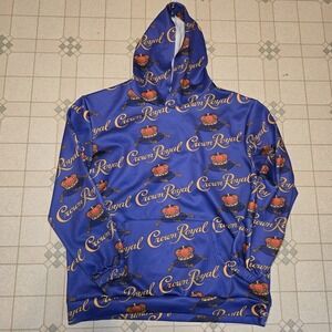 Crown Royal Logo Purple‎ Adult Pullover Hoodie 2xl Sweatershirt